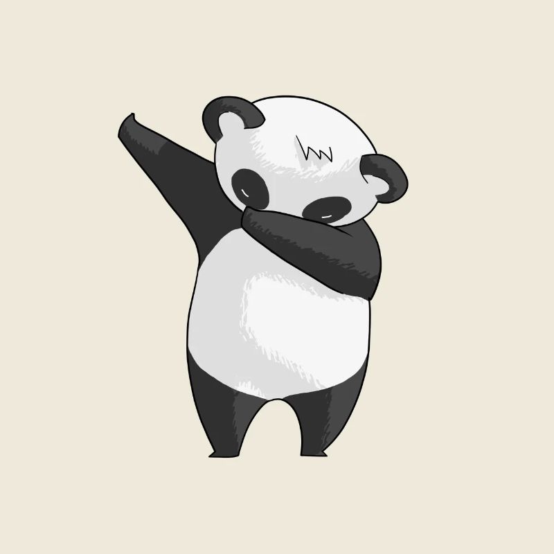 Dancing Panda Bear Panda - Bear Dabbing Dancing