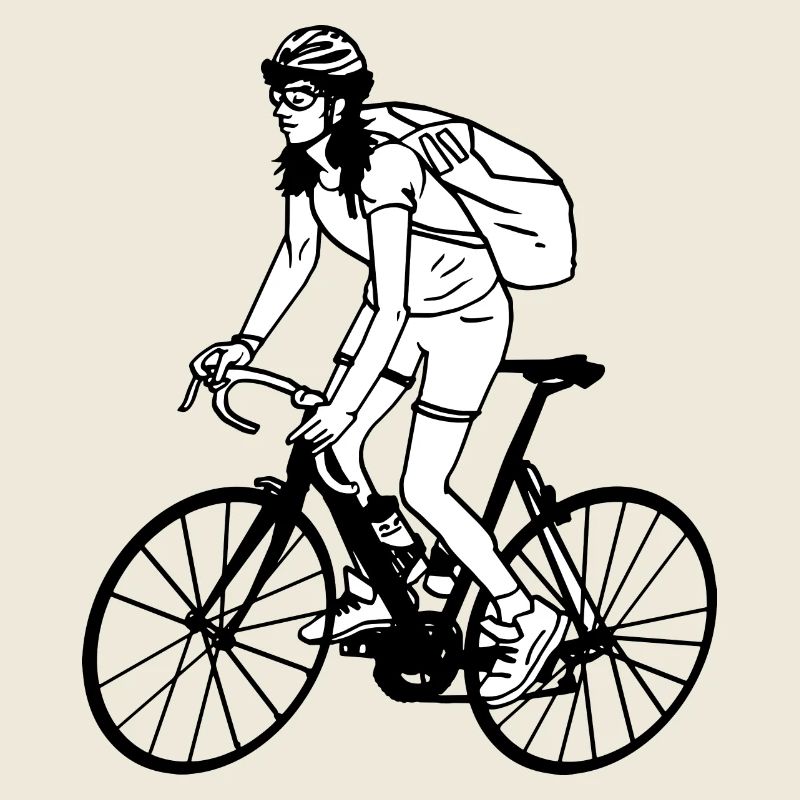 messager à vélo