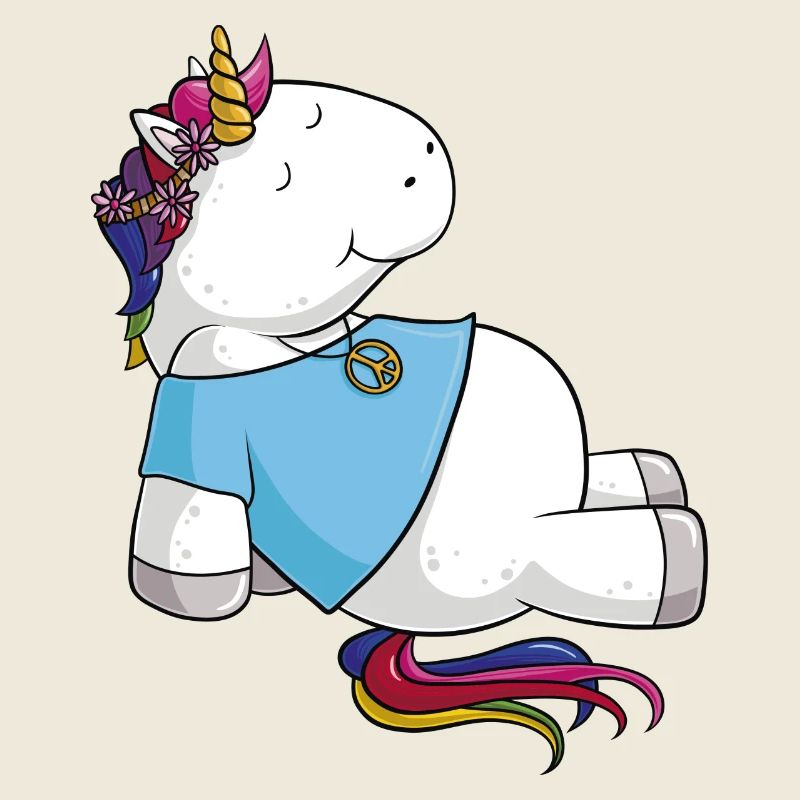 Hippie Einhorn Comic