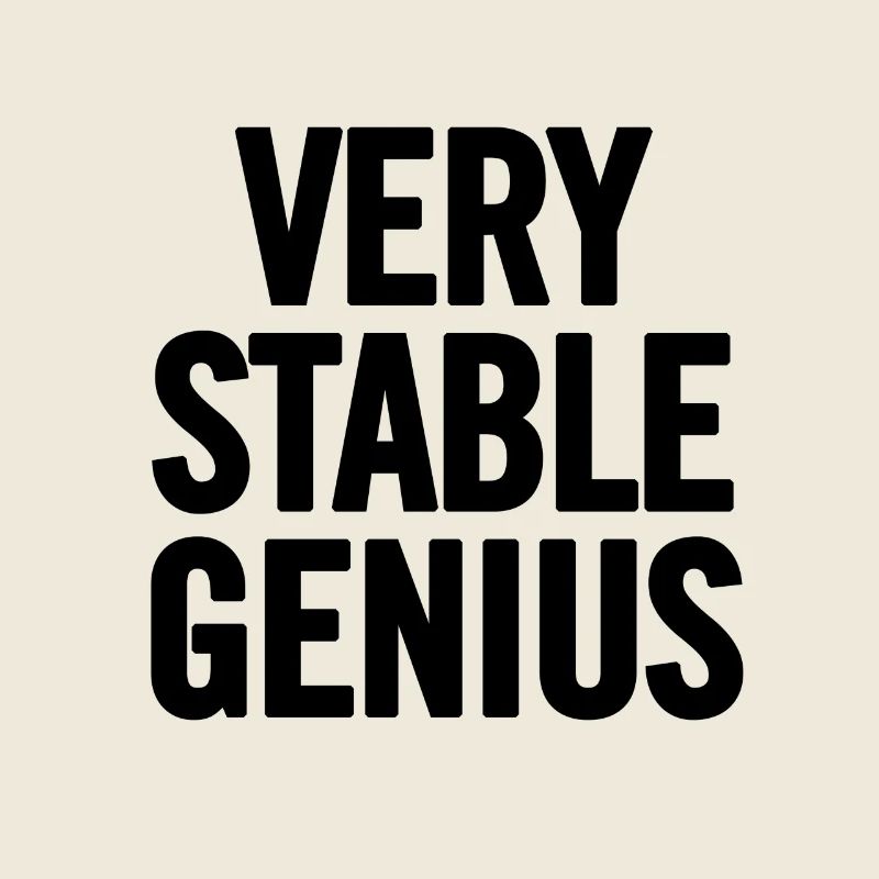 Very Stable Genius Black