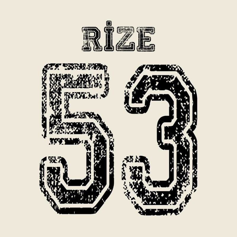 53 Rize plaque d'immatriculation turque comme un cadeau