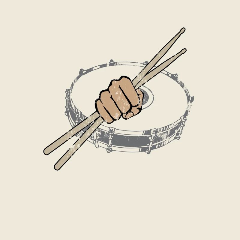 Drumsticks and Drummer Drummer Drum Gift