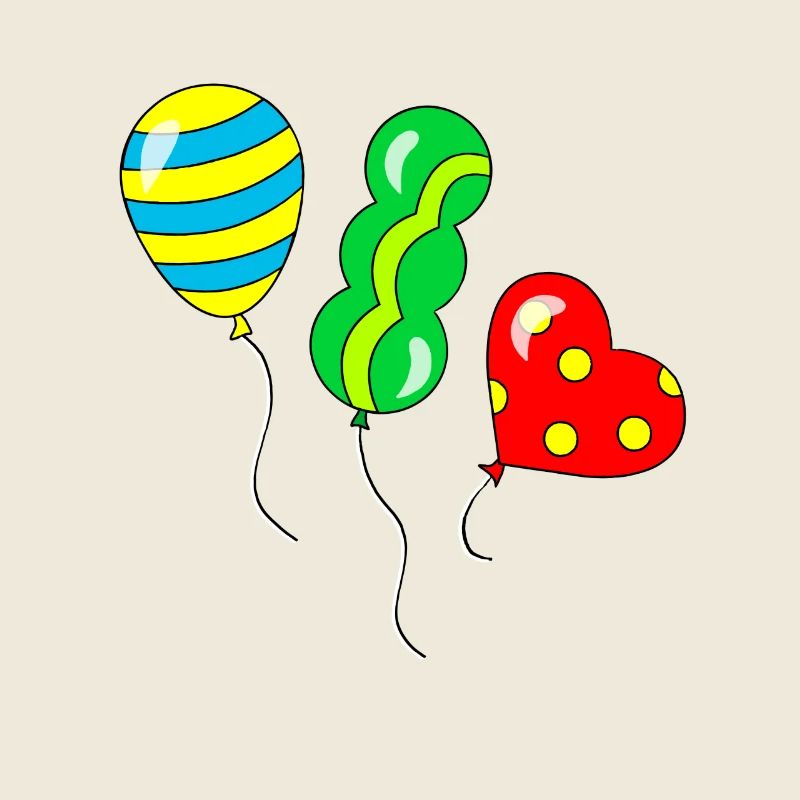 Lustige Luftballons