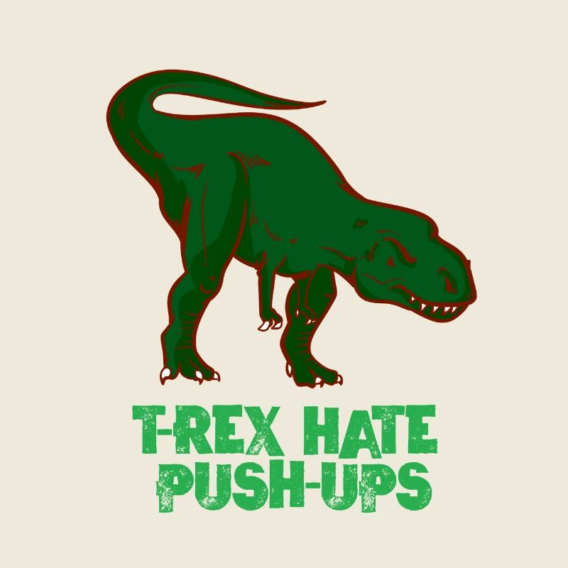 T-Rex - force de pompes de dinosaures