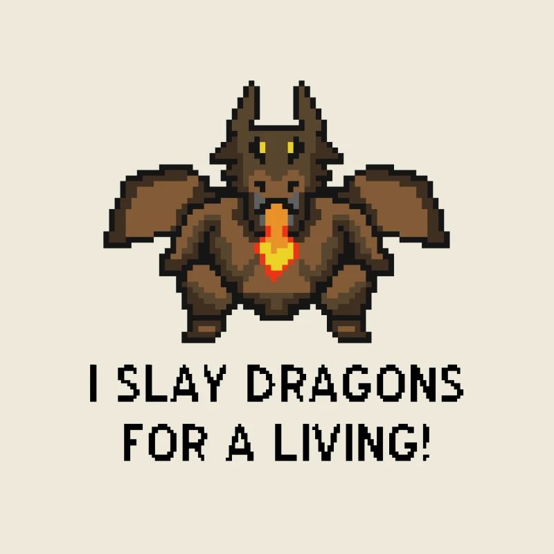 Les dragons tuent le jeu de pixel