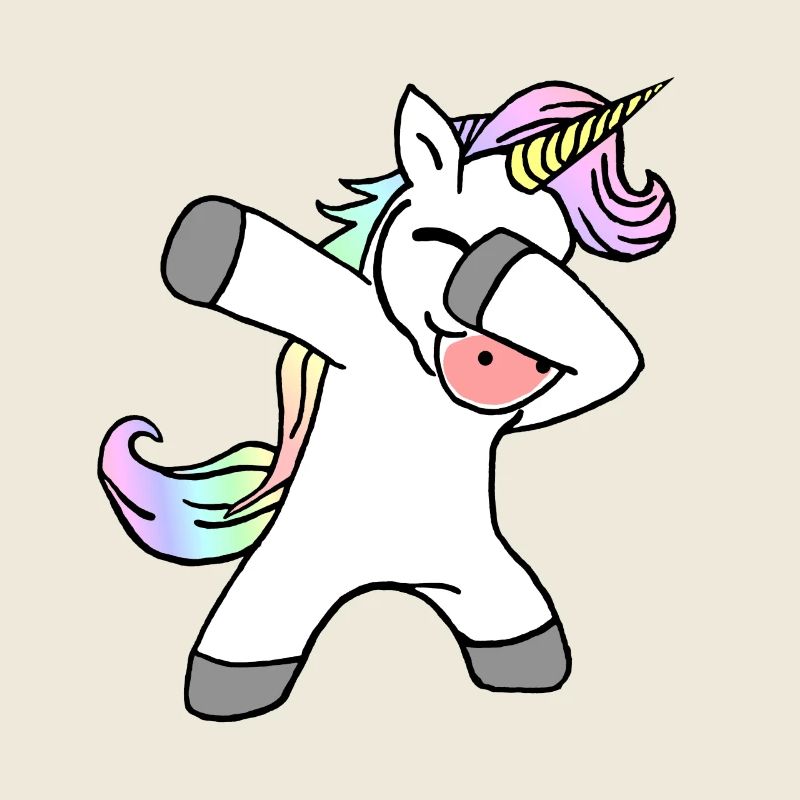 Dab Dance Dabbing Unicorn Tanzendes Einhorn