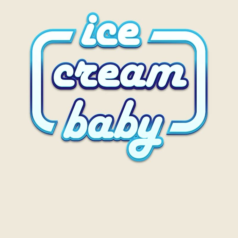 Bébé crème glacée - chemise d'été
