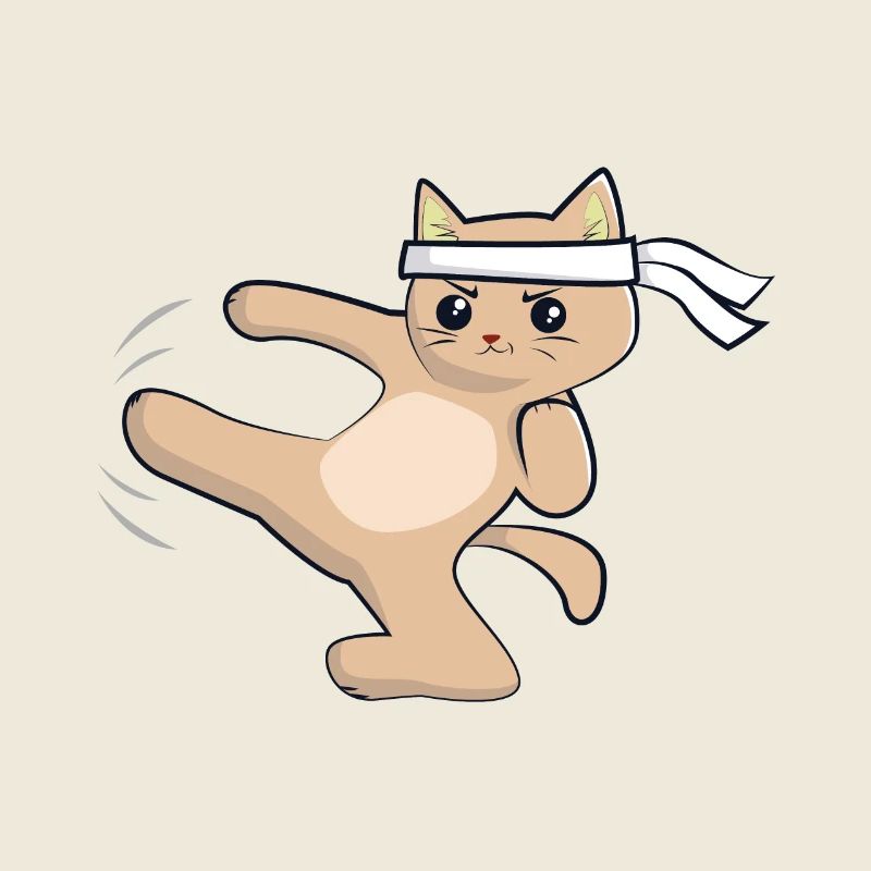 Karate Katze / Kampfkunst