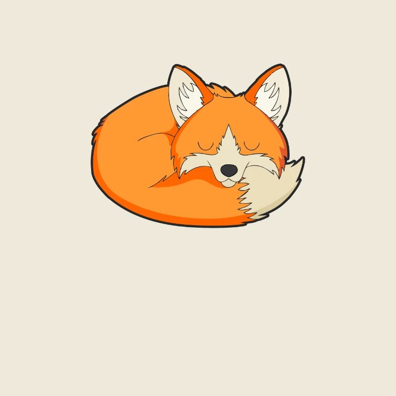 Sleeping fox