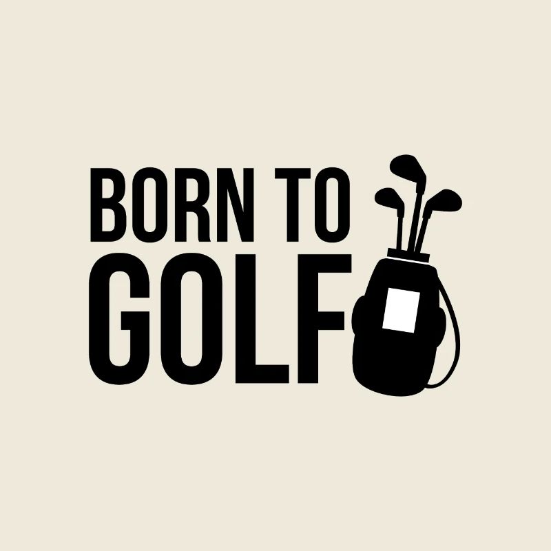 Golf golfen Golfschläger Caddy Geschenk Golfshirt