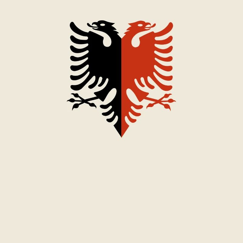 Albanian Eagle Red-Black "Dual Pride"