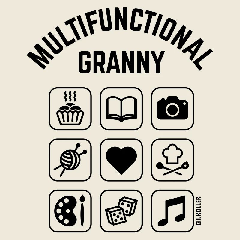 Mamie multifonctionnelle (9 icônes)