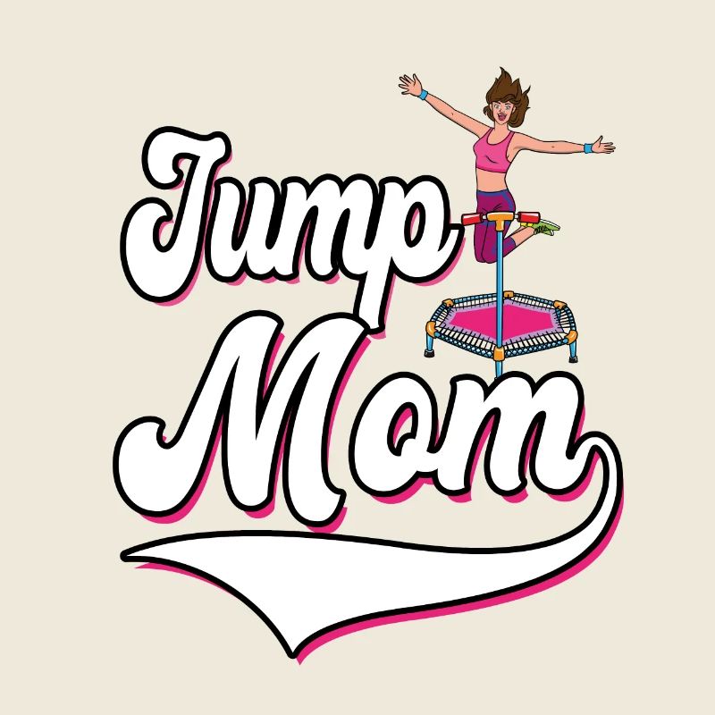 Saut mère maman trampoline sport