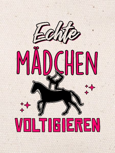 Echte Mädchen Voltigieren