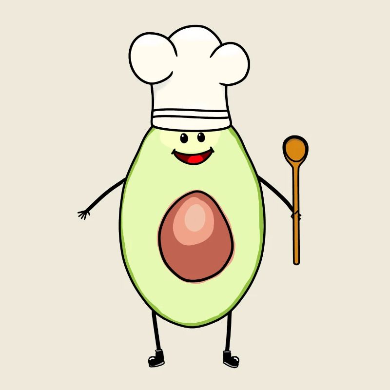 Avocado Chef’s Hat Végétarien Gourmet