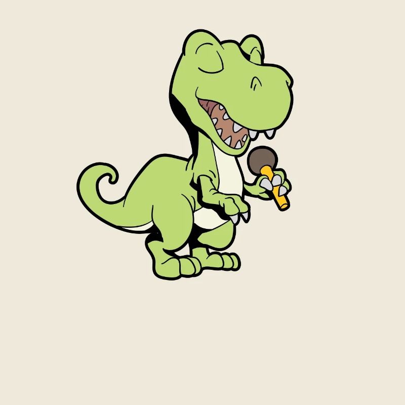 Chanter Dino avec Microphone - TREX