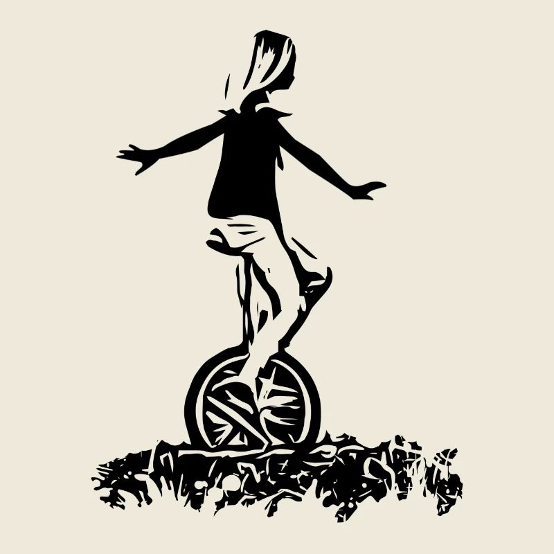 Fille monocycle