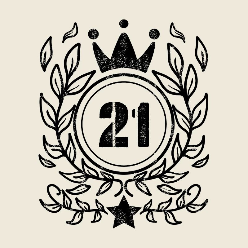 Couronne de 21 ans - 21 ans