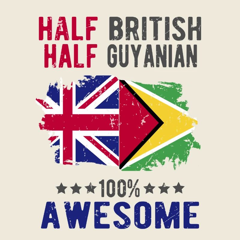 Moitié britannique moitié guyanais