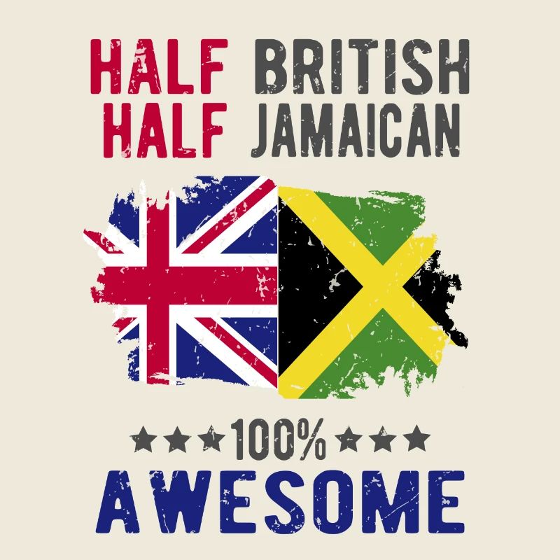 Half British Half Jamaican
