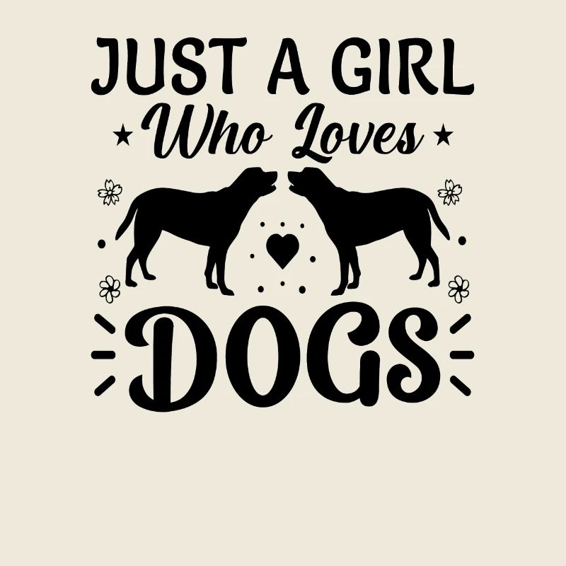 NUR EIN MÄDCHEN, DAS HUNDE LIEBT