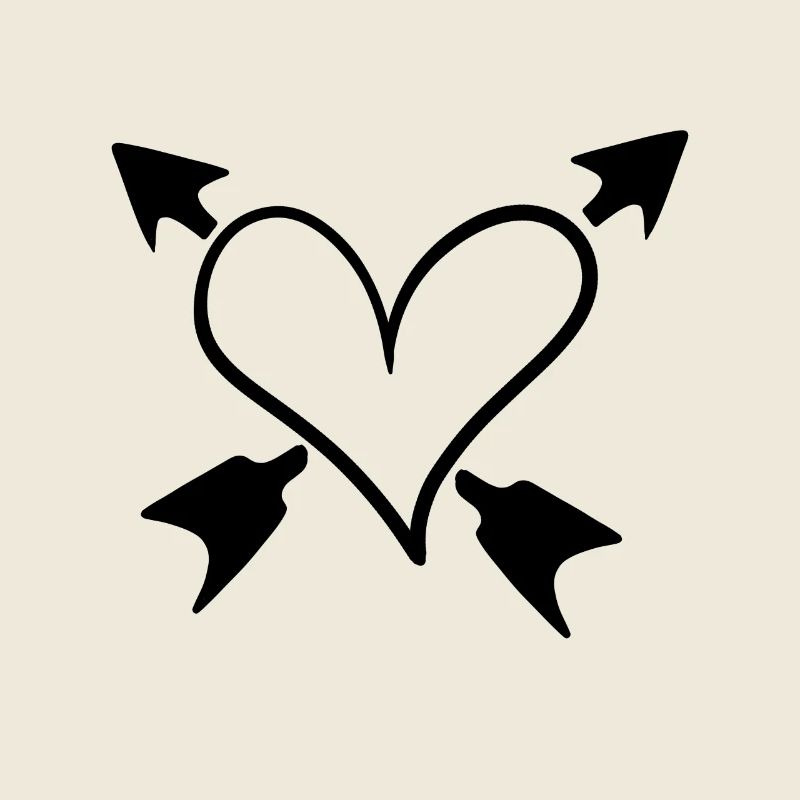 Herz Pfeile Liebe