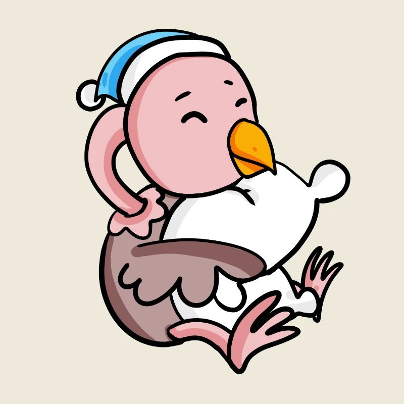 Bébé autruche