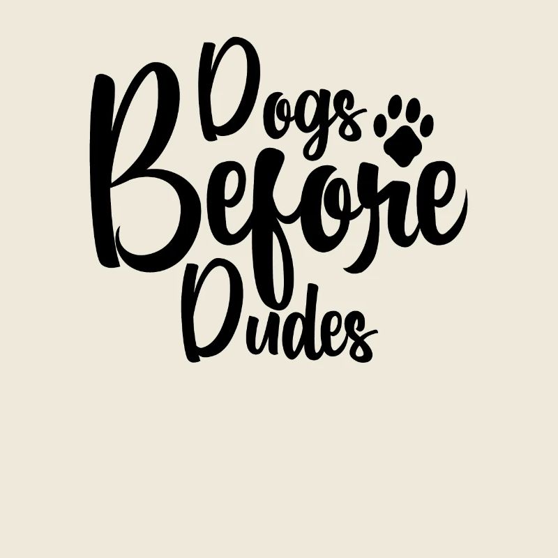 Chiens devant les gars