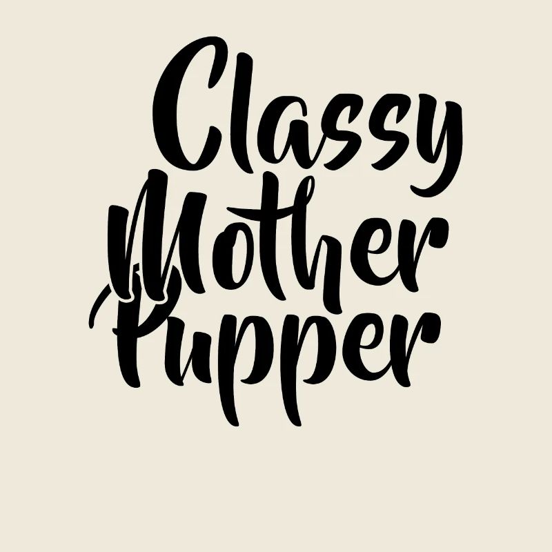 Mère chiot élégante