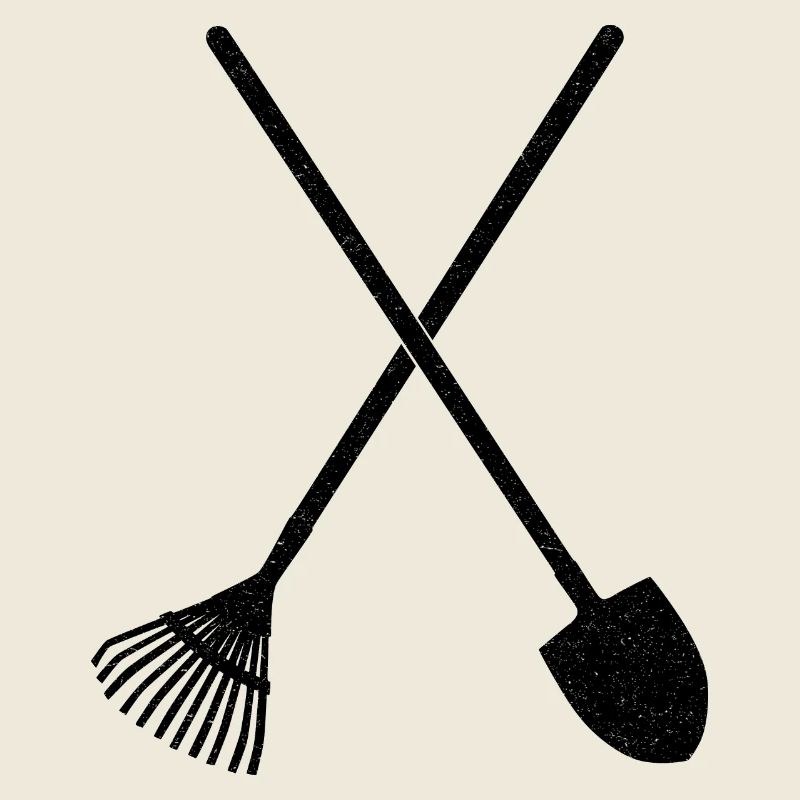 Shovel and rake
