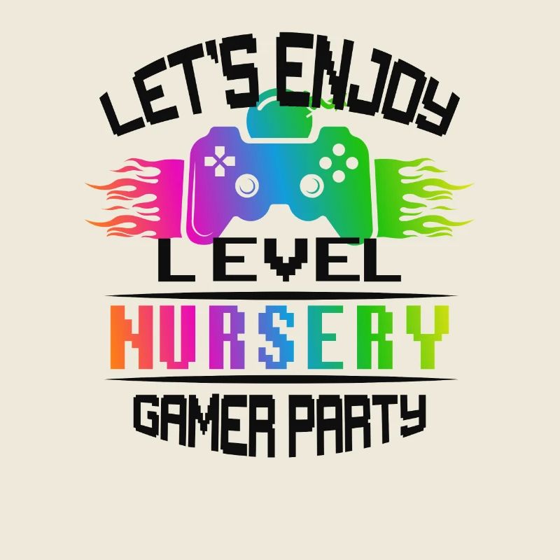 Level NURSERY keep calm and game on