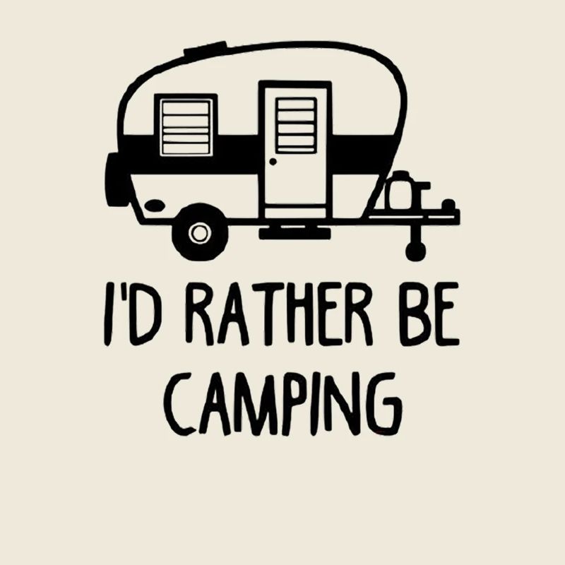 Ich bin lieber auf dem Campingplatz Wandershirt