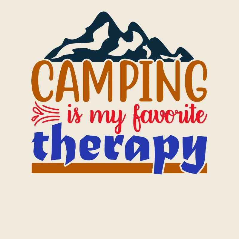 Camping Camper Natur lustiger Spruch