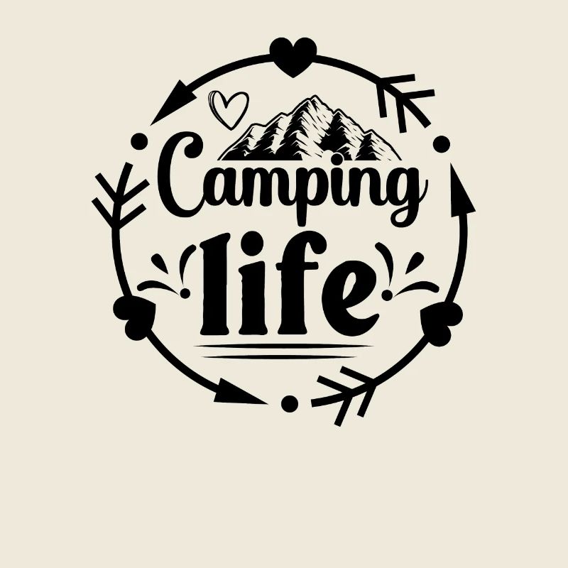 Camping Leben Wandershirt