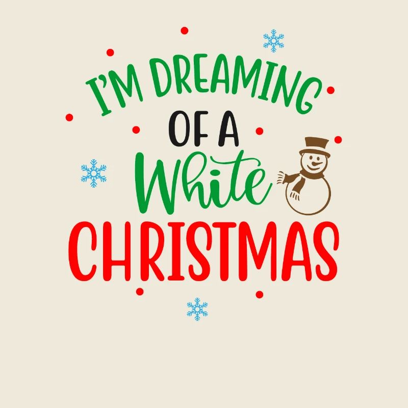 Je rêve de Noël blanc Noël moche