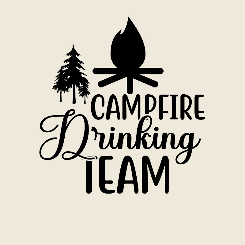 Lagerfeuer Drinking Team Wandershirt
