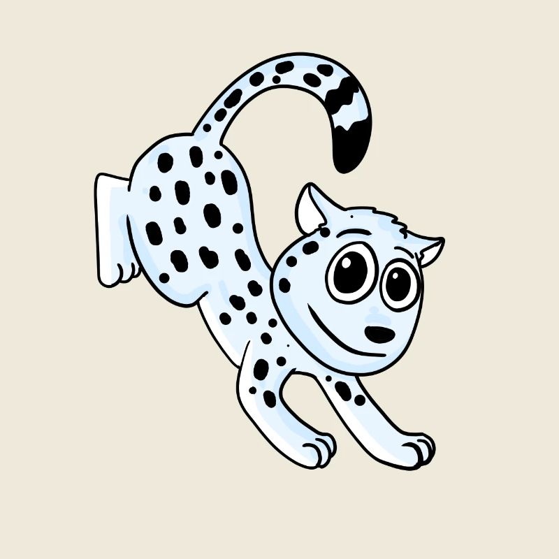 Schneeleopard Leopard