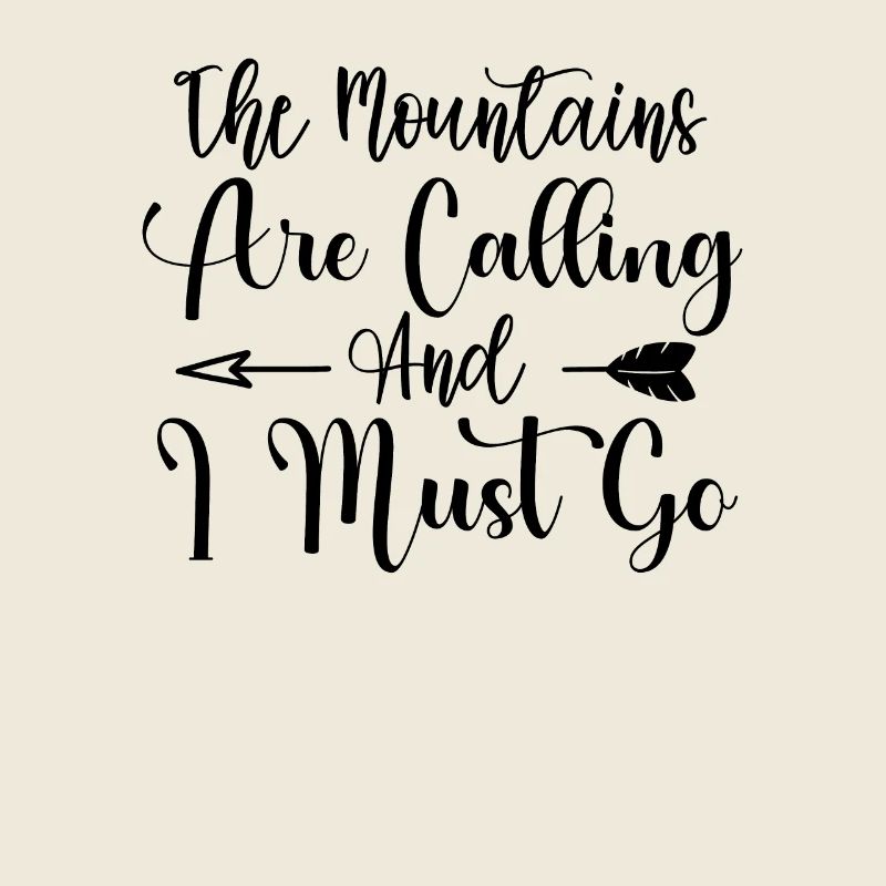 Die Berge rufen Wandershirt