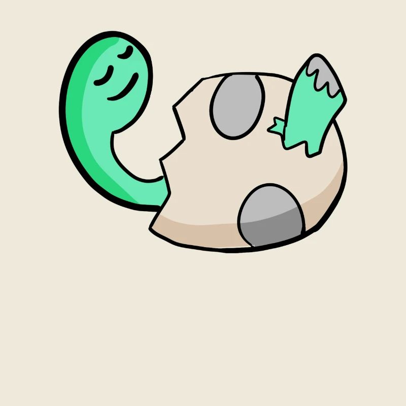 Dinosaur Egg Dino Baby Motif