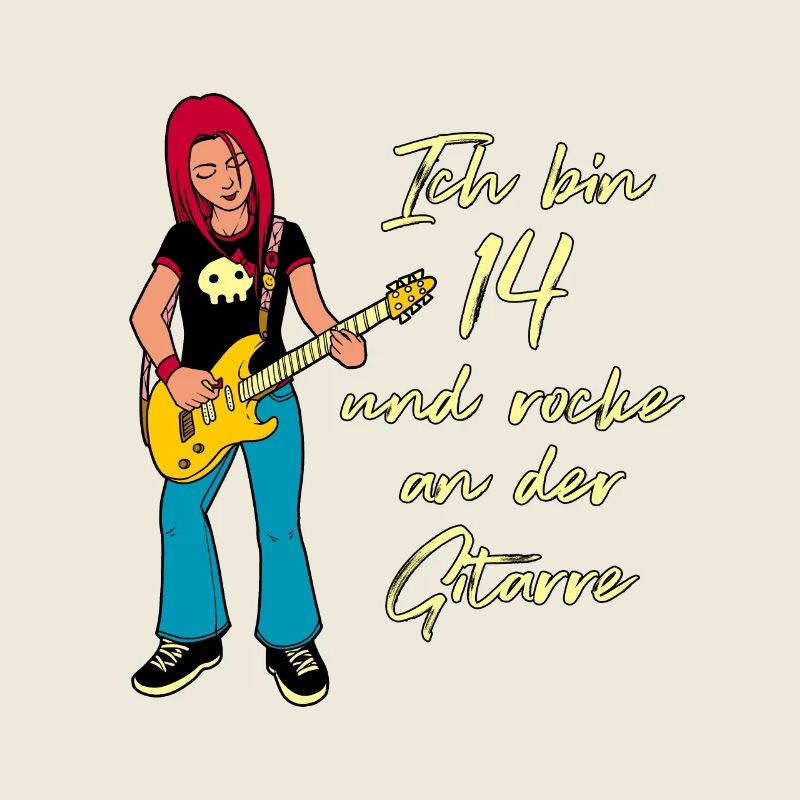 Ich bin 14 - Mädchen Gitarrist