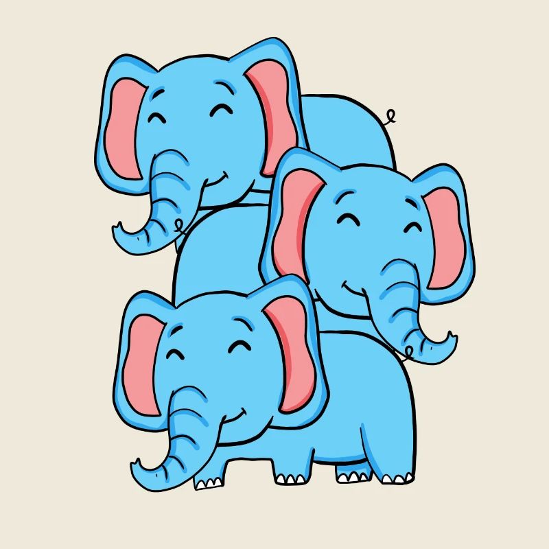 Cute Elephants - Elephant
