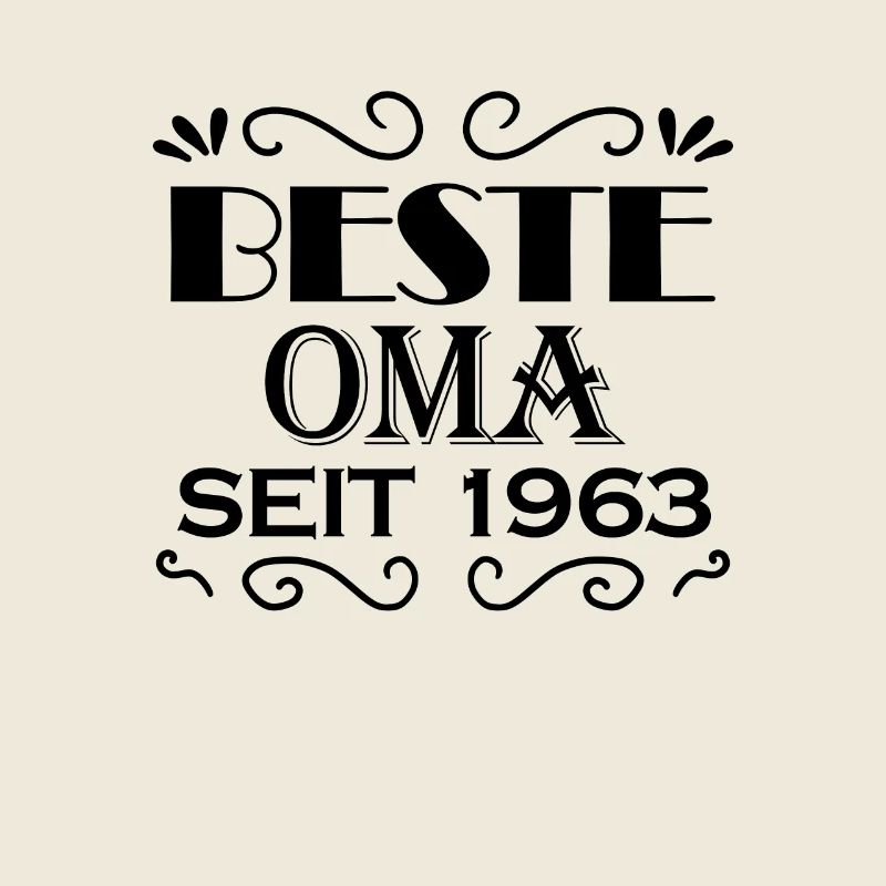 Beste Oma seit 1963