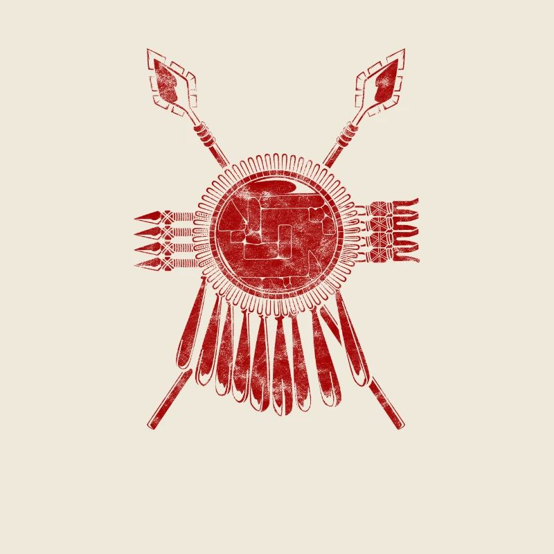Bouclier et lance - Aztec Warriors