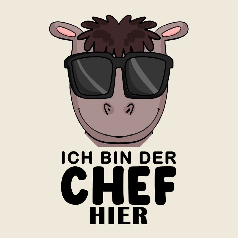 Cool Pferd Chef Spruch