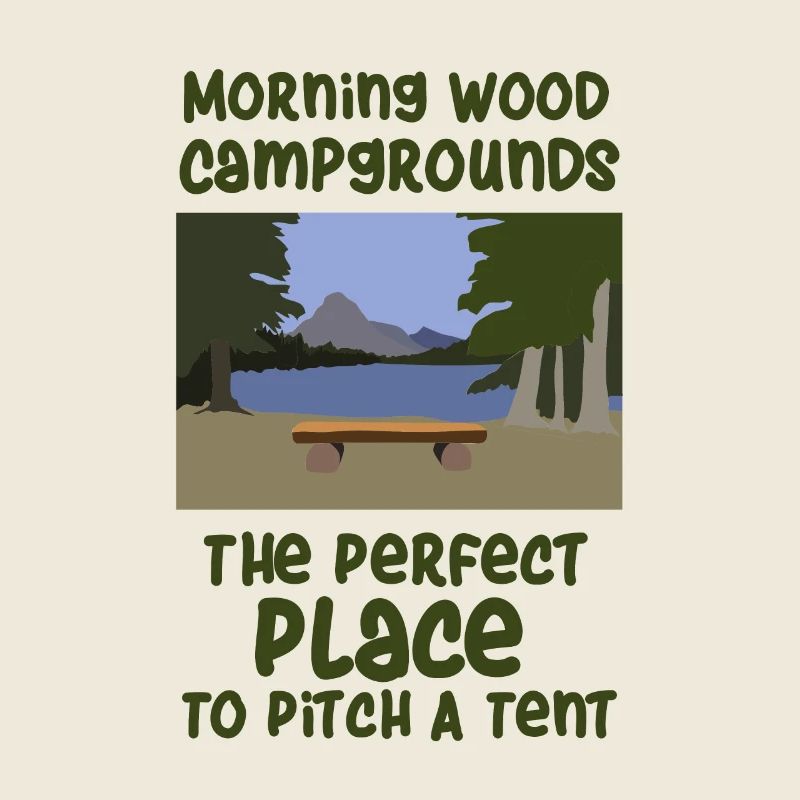 Camping slogan camping