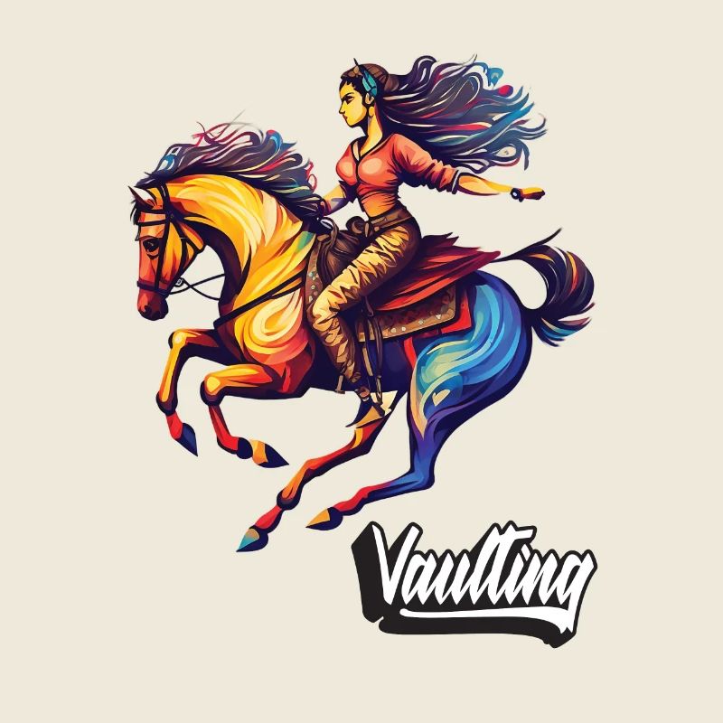Voltige Saut Cheval Acrobatie Équitation