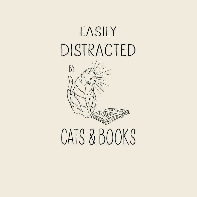 Lecture de livres chat