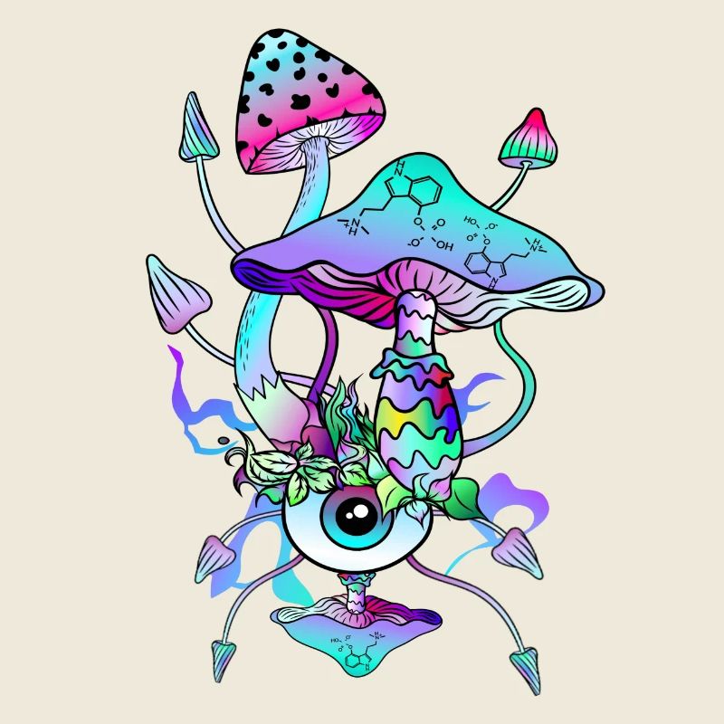 Psytrance Champignons Psychédéliques