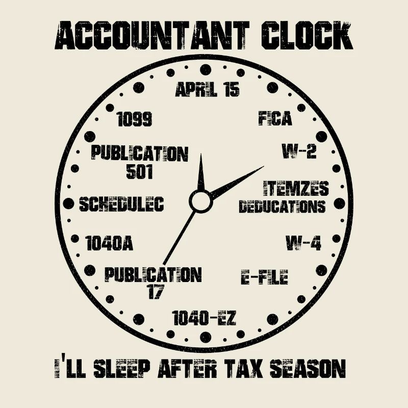 Drôle d’horloge comptable CPA Comptabilité