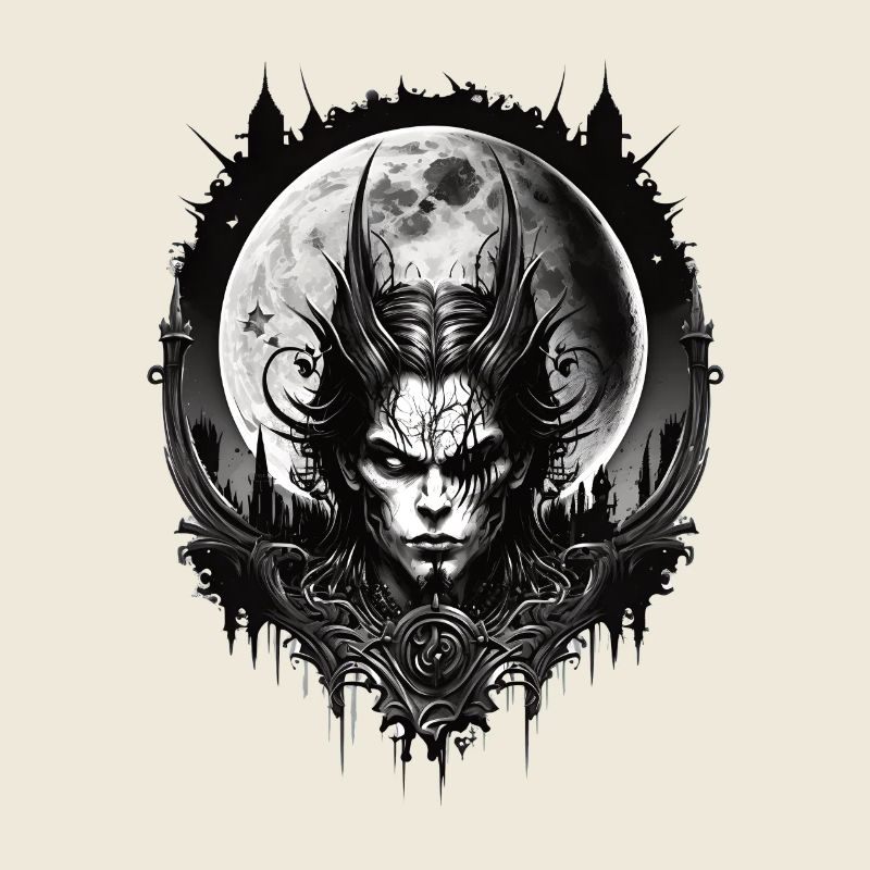 Gothic Demon Vampire Full Moon Demon Full Moon